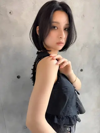 ミディアム カラー Grow by NYNY 打越裕樹のヘアスタイル