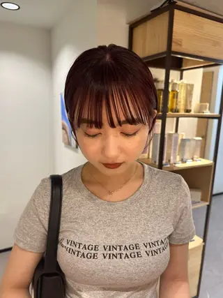 ショート カラー 似合わせカット🫧 吉見衣生のヘアスタイル