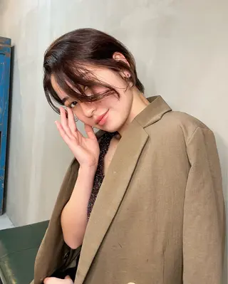 ショート カラー ショート/ボブ/ 心斎橋/宮脇美奈のヘアスタイル