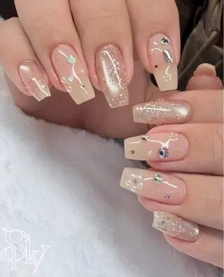 ネイル Spiky とうげ ふうかのネイルデザイン