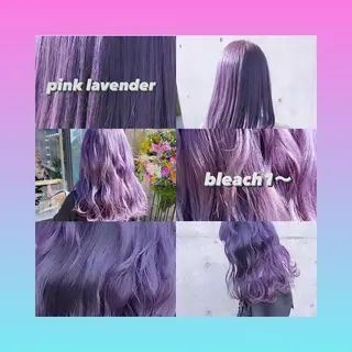 ロング カラー ヘアアレンジ 韓国レイヤーカット/ 儚げカラーチナツのヘアスタイル