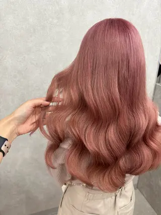 ロング カラー 🩶西 雪乃/透明感 くすみカラー🫧のヘアスタイル