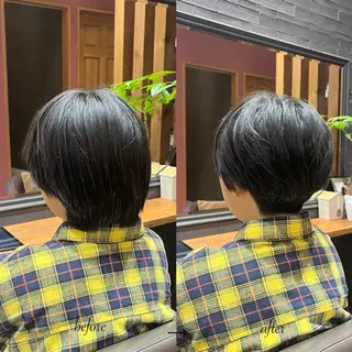 ショート キッズ 黒川 結希のヘアスタイル
