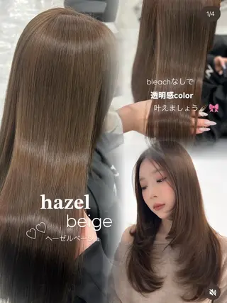 ロング カラー 上品モテヘア🩶 karen🩶のヘアスタイル