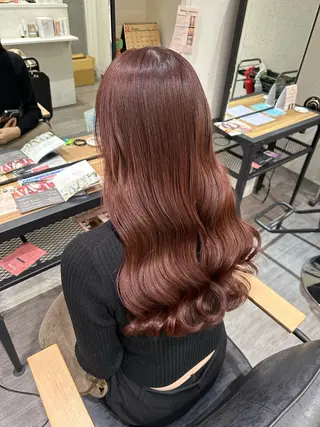 ロング カラー 艶髪レイヤー上田 紗也🇰🇷💗のヘアスタイル