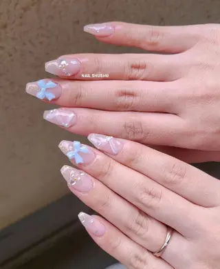 ネイル 3dパーツ/流行り 👧shushu❤️のネイルデザイン