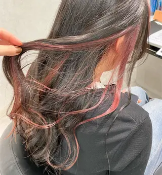 ロング カラー 透明感カラー/当日予 約OK🤍〔杉野葵〕のヘアスタイル