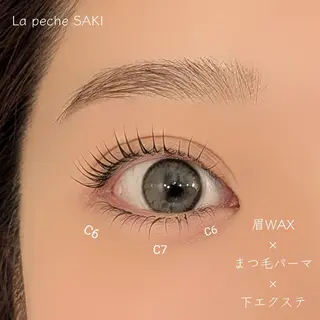 マツエク・マツパ La Peche 麻布十番所属・La Peche 麻布十番Saki🌻のマツエク・マツパデザイン