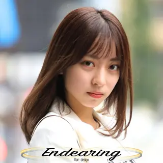 カラー 柳田 怜那/銀座 Endearingのヘアスタイル