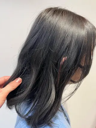 ミディアム カラー dogstar小林諒 レイヤー/パーマのヘアスタイル