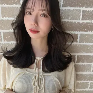 ミディアム 韓国モテhair🍑 momoのヘアスタイル