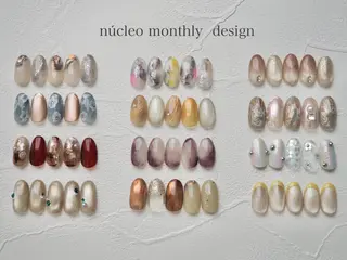 ミディアム nail salon núcleo 【ヌクレオ】所属・ネイルサロン núcleoヌクレオのネイルデザイン