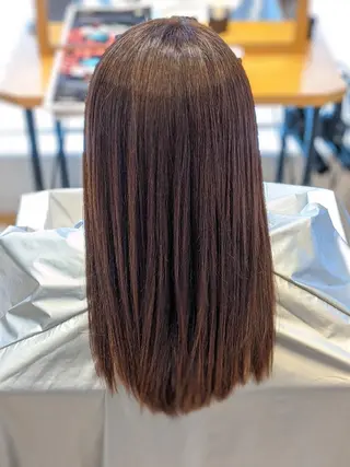 ミディアム カラー 吉村 周馬のヘアスタイル