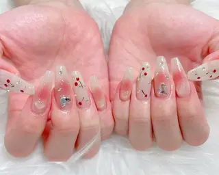 ネイル chiara  長さ出し/パラジェルのネイルデザイン