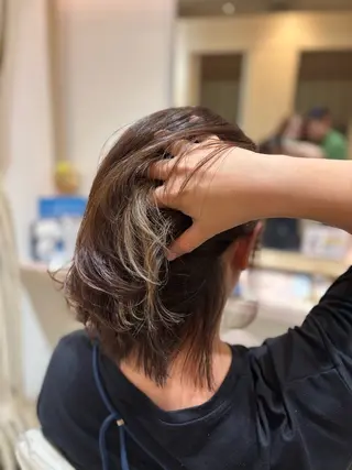 ミディアム 川島 梨菜🌹のヘアスタイル