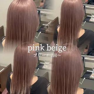 セミロング 夏向/ハイトーン /パーマのヘアスタイル