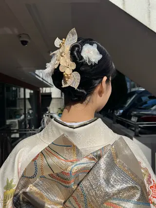 ロング ヘアアレンジ haco＋所属・圧倒的デザイン力 店長🎨RENAのヘアスタイル