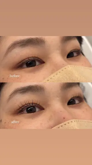 マツエク・マツパ bisou hair スガノ　カヤノのマツエク・マツパデザイン