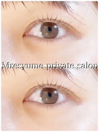 マツエク・マツパ Mresyume MAYUのマツエク・マツパデザイン