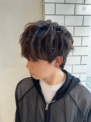 パーマ メンズ メンズパーマ 特化/京橋/栗野のヘアスタイル
