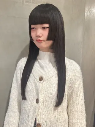 ロング 顔まわり/暖色 可愛い特化🎀ゆうなのヘアスタイル