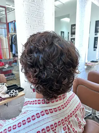 パーマ メンズ AMBERGLEAM Hair&Cloth Yoga所属・Ryo☘縮毛矯正/ メンズ/ブリーチ/のヘアスタイル