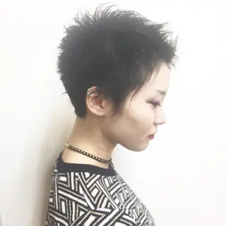 ショート ショートボブ縮毛矯正 髪質改善のプロ山道潤のヘアスタイル