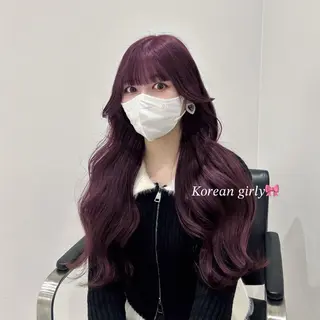 ロング MAEUL NAGOYA所属・⛓ワンホンレイヤー 🥀🖤/あいりのヘアスタイル