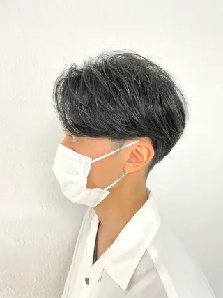 ミディアム パーマ メンズ 【東北メンズヘア1 位受賞🥇】本間祐太のヘアスタイル
