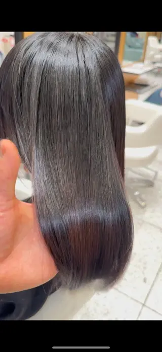 セミロング hair.spa mash&mash AVEDA所属・中西 優典のヘアスタイル