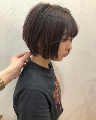 ショート 横浜ブリーチムラ直し ハイトーン/ブリーチのヘアスタイル