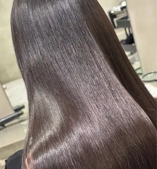 ロング 神戸レイヤーカット 顔周り／骨格診断のヘアスタイル