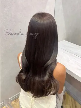 ロング 韓国🎀レイヤー/艶 髪/縮毛矯正/ユリナのヘアスタイル