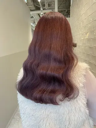 ロング カラー mae shiiharaのヘアスタイル