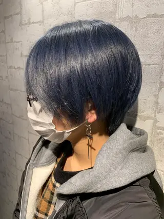 ショート カラー 船津武俊 フナツタケトシのヘアスタイル