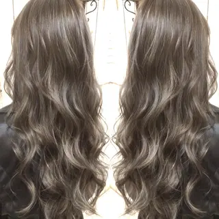 ロング カラー 井上 一平のヘアスタイル