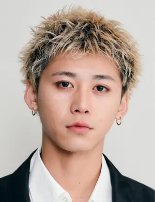 ショート カラー 湯浅禅也/プードル /波巻きパーマ/栄のヘアスタイル