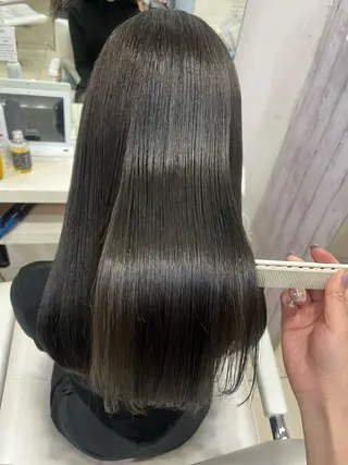 セミロング 【髪質改善カラー】 あむ·. ⟡ 🖤のヘアスタイル
