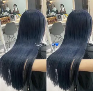 ロング カラー 🥀ダブルカラー/ 縮毛矯正🥀ユイキのヘアスタイル