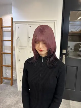 カラー FERiCIA所属・ちはな‎🤍 ヘアセット／縮毛矯正のヘアスタイル