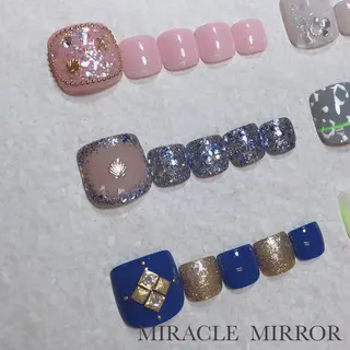 ネイル ミラクルミラー 町野のネイルデザイン