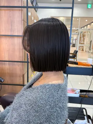 ショート Ancheri by flammeum戸塚店所属・ひな/ボブカット/ ブリーチなしWカラーのヘアスタイル