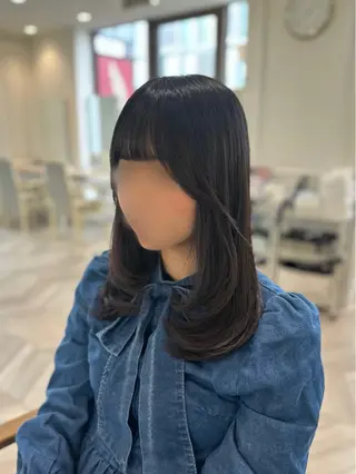 ロング 韓国ヘア 🇰🇷 RUKA 🩵🤍のヘアスタイル