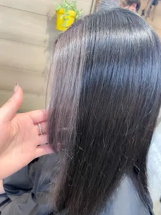 カラー youres hair 髪質改善トリートメント&ヘッドスパ  新宿三丁目店【ユアーズヘア】所属・🦋透明感カラー 👑NODOKA🦋のヘアスタイル