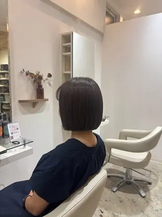 ミディアム 佐藤 優里のヘアスタイル