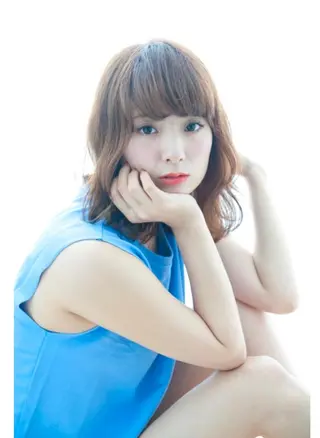 ロング lussochiaro所属・ayu kaのヘアスタイル