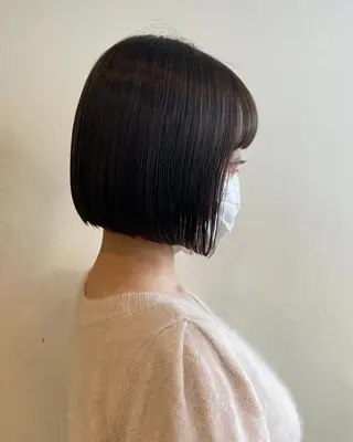 ショート salowin渋谷kitaya park前所属・RIKA韓国ヘア/く びれヘア/上品カラーのヘアスタイル