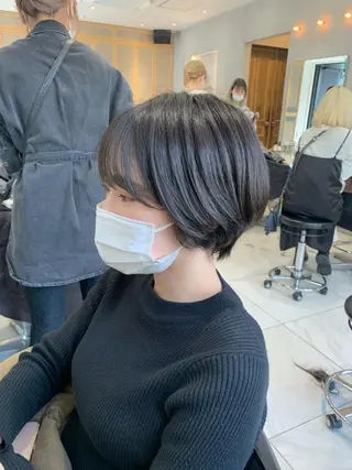 ショート TENELE所属・チバ タクミのヘアスタイル