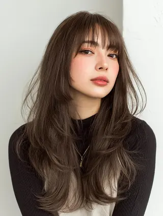 セミロング 生艶髪＆レイヤー🔔 渋谷お薦めNo.1✨のヘアスタイル