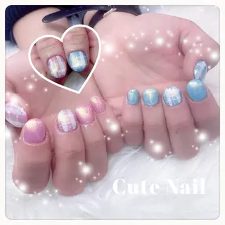 ネイル GO TODAY SHAiRE SALON原宿 Liber所属・️🫧もこ 艶感ネイル🫧のネイルデザイン